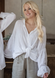 BYPIAS CHALKY SHIRT, WHITE