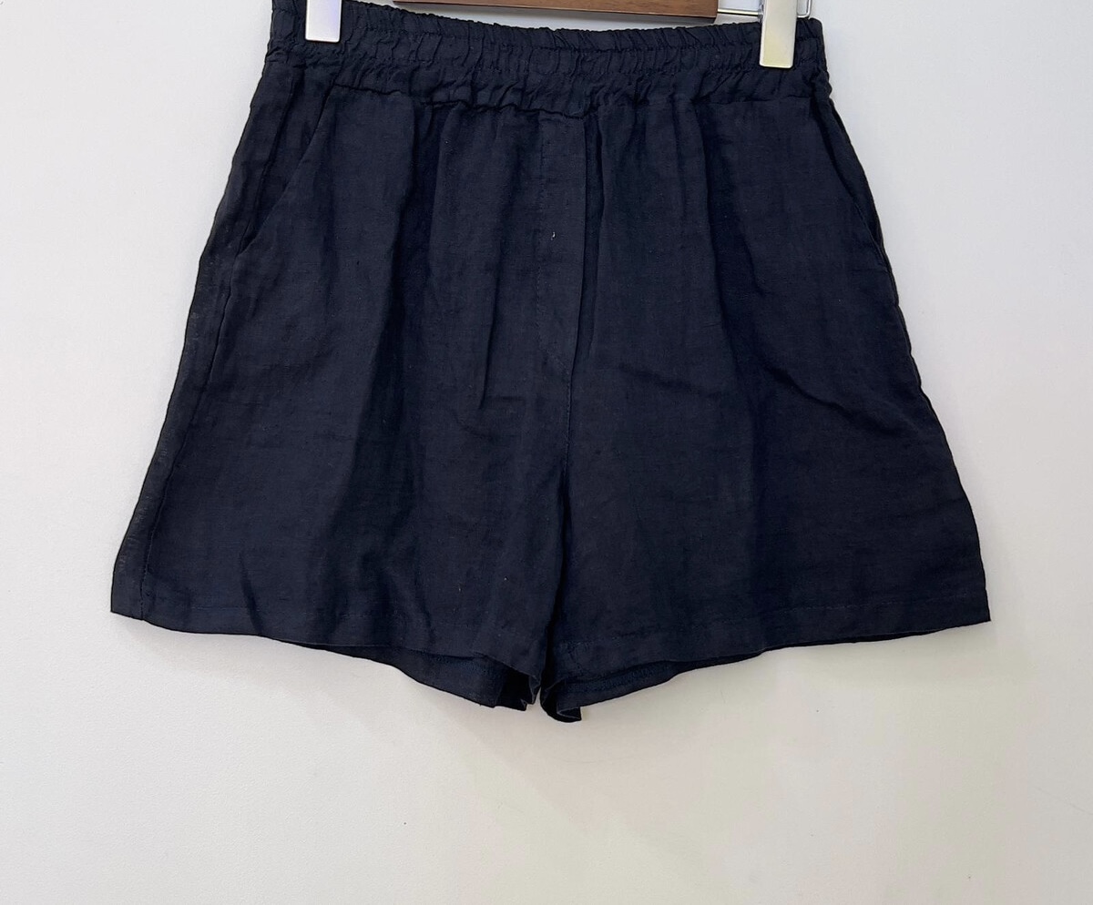 Linnen Short Jada Navy