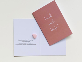 Kaartje & envelop , Heel veel liefs