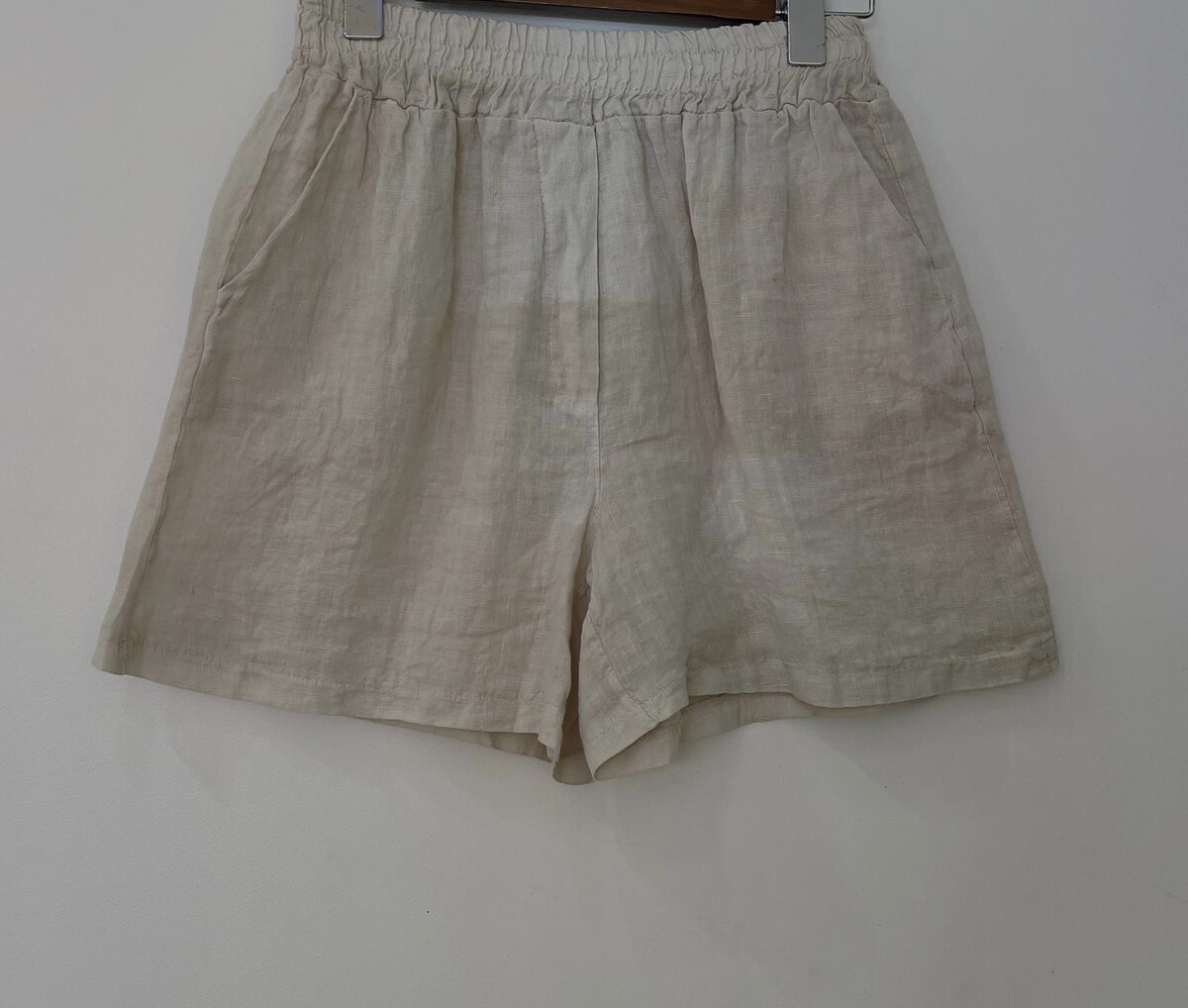 Linnen Short Jada Beige