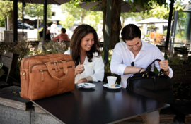 bag2Bag tas leder model Savar