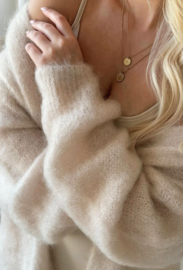 BYPIAS, BOHIEMIANA FOREVER IN LOVE CARDIGAN BEIGE
