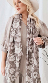 BYPIAS ANEMONE SCARF TAUPE