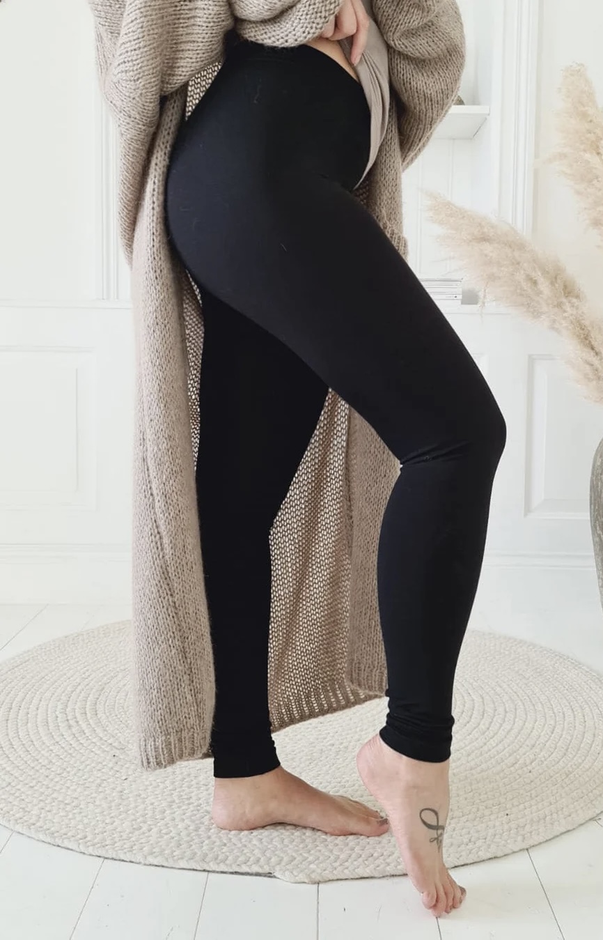 BYPIAS BAMBOO LEGGINGS LONG, BLACK