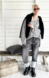 BYPIAS , PERFECT JEANS GET INTO THE GROOVE, GREY DENIM