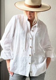 BYPIAS,  ELLITIA LINNEN BLOUSE