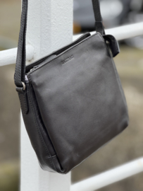 Bag2Bag lederen tas Bejden Zwart