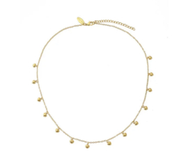 By Shir Ketting kort hartjes detail
