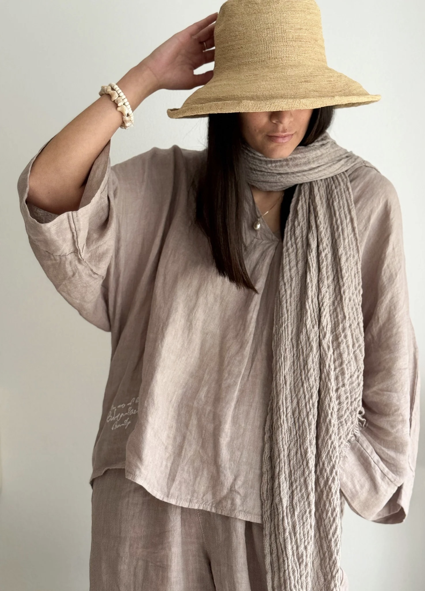 BYPIAS, BOHEMIANA  BOHO MESH SILVERPINK