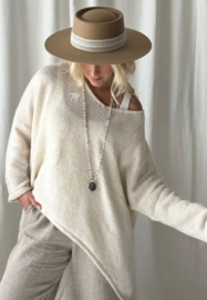 BYPIAS, BOHEMIANA  BLAIRE TRUI OFF WHITE