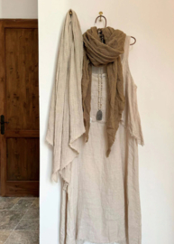 BYPIAS,  BOHEMIANA CROCHET MESH SCARF Savanna