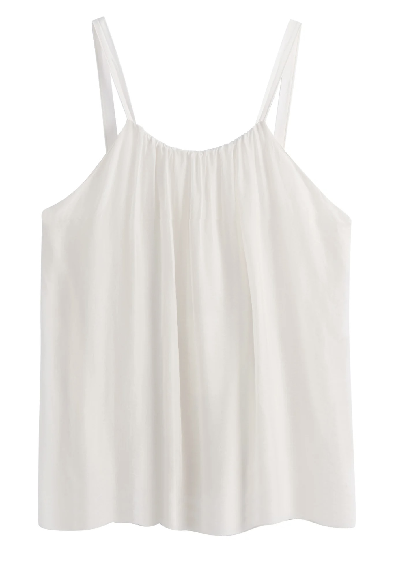 BYPIAS, BOHEMIANA  TIERRA ZIJDEN TOP BEIGE