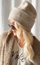 BYPIAS , BOHEMIANA  CHAMONIX BEANIE BEIGE