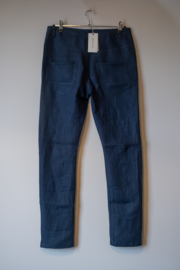 BYPIAS Linen Pants Tease Men Navy