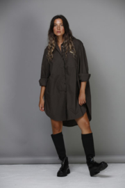 SixtyDays Boyfriend Shirt Chocolate