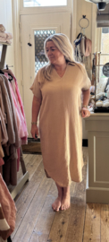 Cotton dress Estelle Taupe