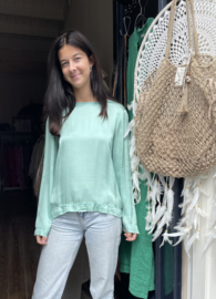 Même Road Blouse in Mint M5165C