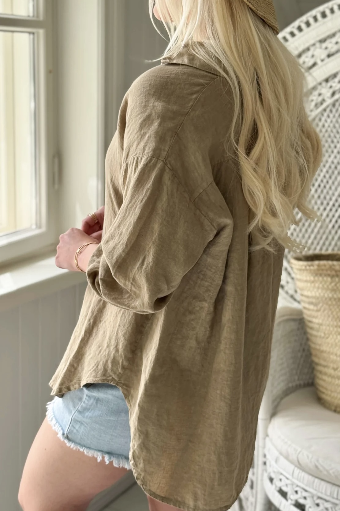 BYPIAS BOHEMIANA BREEZY BLOUSE SAVANNA