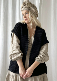 BYPIAS,  BOHEMIANA JAYLEN VEST ZWART