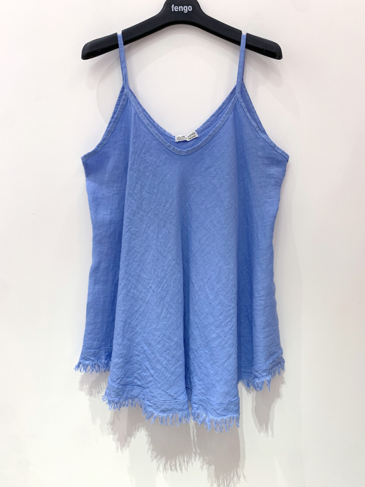 LINNEN TOP SUNNY BLUE