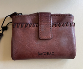 Bag2Bag Portemonnee leder Limited Edition Wallet Lioni  Dark Brown