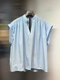 COTTON BLOUSE CIS SKY BLUE