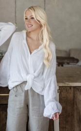 BYPIAS CHALKY SHIRT, WHITE