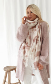 BYPIAS LILIUM SCARF LIGHT PINK