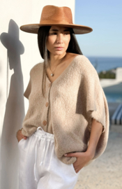 BYPIAS , BOHEMIANA  VEST ALBA BEIGE