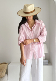 BYPIAS , BOHEMIANA  BLOUSE CLASSICAL PINK