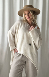 BYPIAS, BOHEMIANA  BLAIRE TRUI OFF WHITE