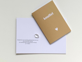 Kaartje & envelop , Knuffel