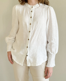 BYPIAS, BOHIEMIANA ILEANA BLOUSE WHITE