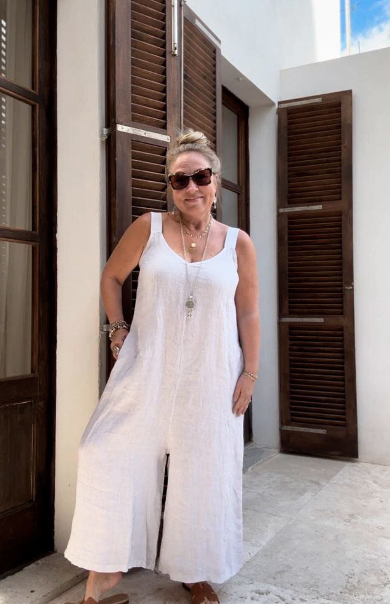 BYPIAS BOHEMIANA ARLITTA JUMPSUIT SAND