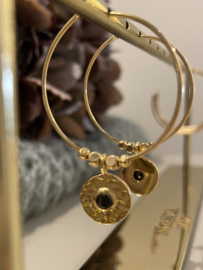 Suenia Zurich Lady  Gold Earrings black