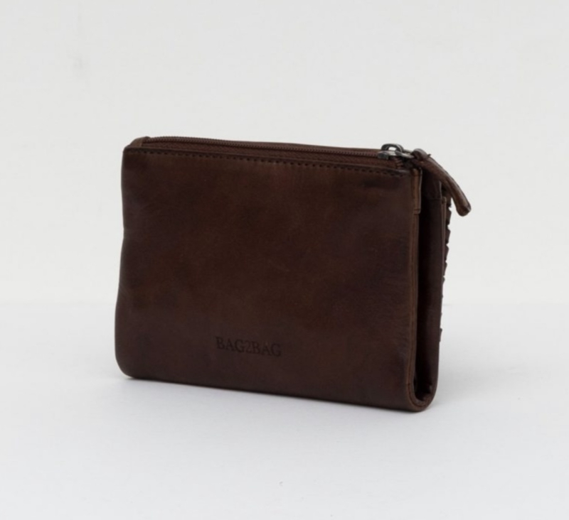 Bag2Bag Portemonnee leder Limited Edition Wallet LEJRE DARK BROWN Tassen Portemonnees Classic Beauty Fashion