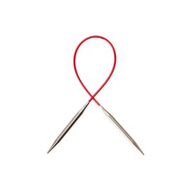 ChiaoGoo rond-breinaalden Knit Red 23 cm 2.5mm