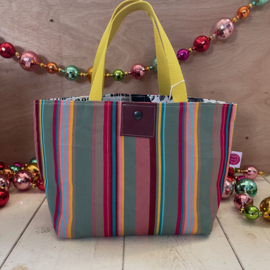 Beach chair stripes project bag