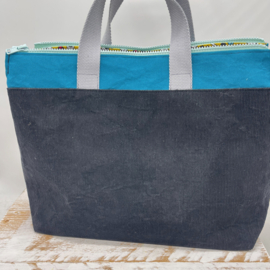 Bigger squares -  XL zipper project bag