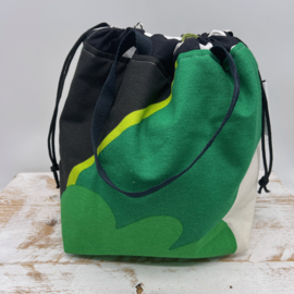 Green Floral project bag