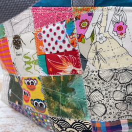 Bigger squares -  XL zipper project bag