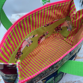 Horror movie L zipper project bag