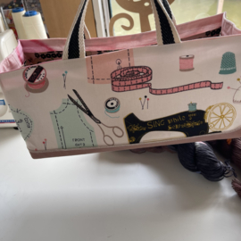sewing print project or tool bag
