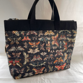 Moth Ladies XL zipper project bag