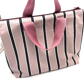 Roze XL zipper project bag