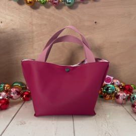 1 project tasje Pink Leer