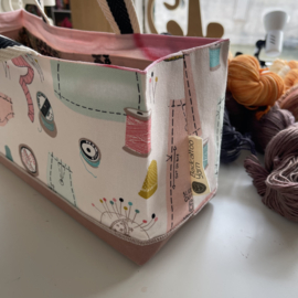 sewing print project or tool bag