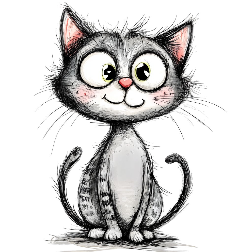 Shiny sock cat