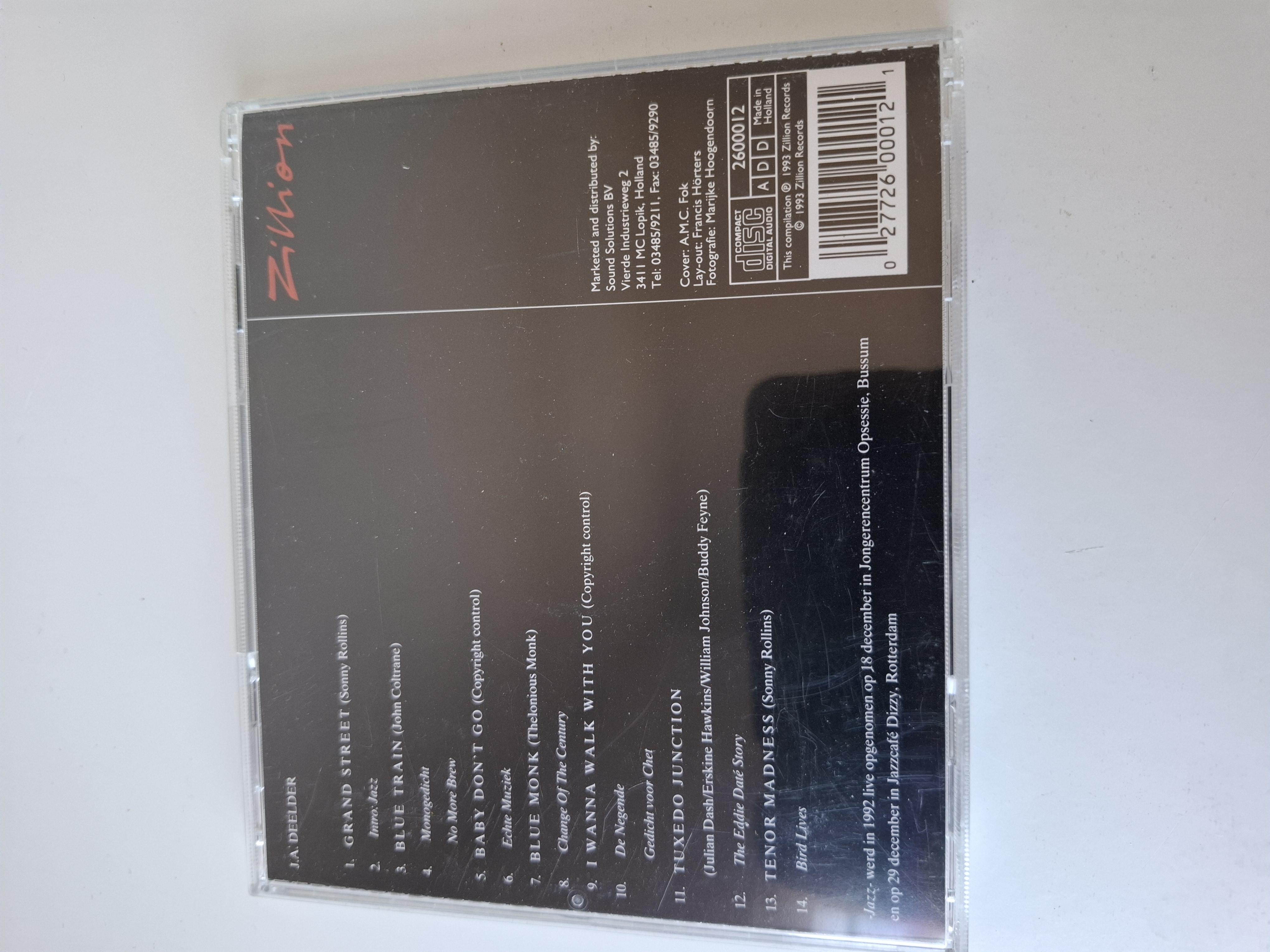 Deelder drumt-JAZZ muziek, verhalen & gedichten