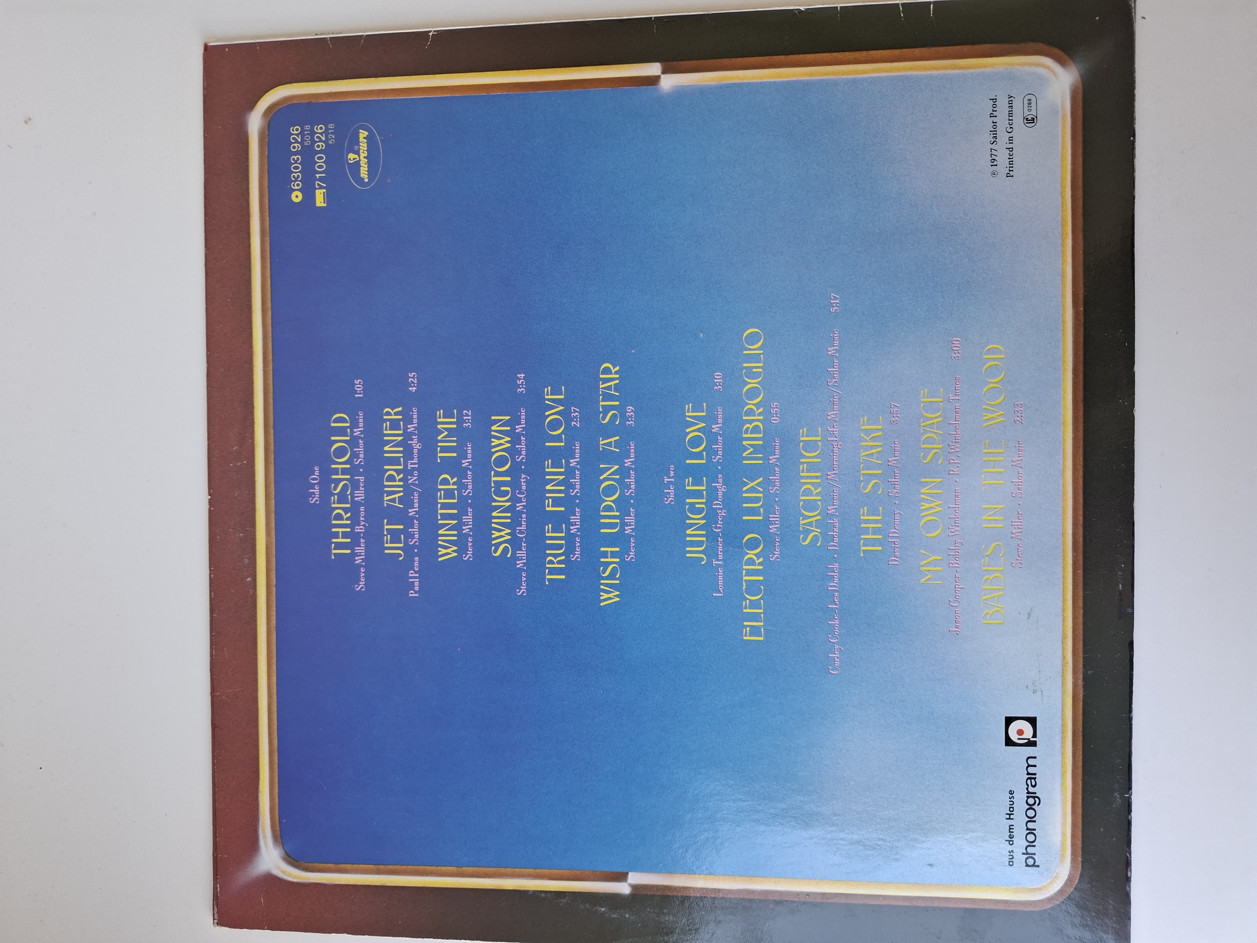 The Steve Miller Band - Book of dreams